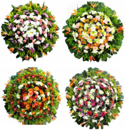 Coroas de flores Cemitério Recanto do Paraiso - Esmeraldas entregas coroas de flores cidade de Esmeraldas