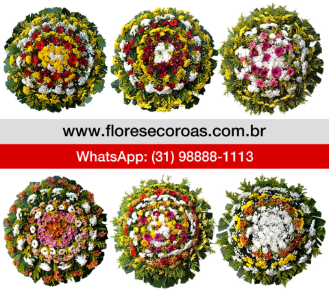 Coroa de flores Esmeraldas floricultura entrega coroas Esmeraldas MG